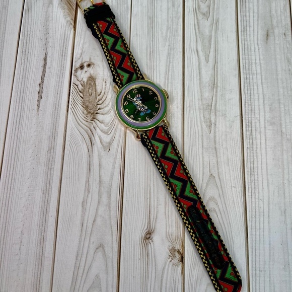 Mickey Mouse Patriotic Watch Woven Aztec Watchband - Picture 5 of 8